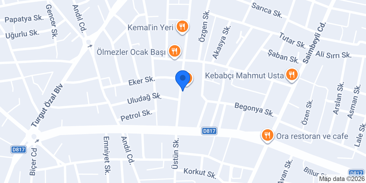 Ortaklar ocakbaşı konumu