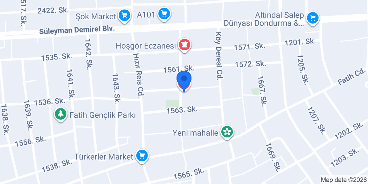 Demirel Eczanesi konumu