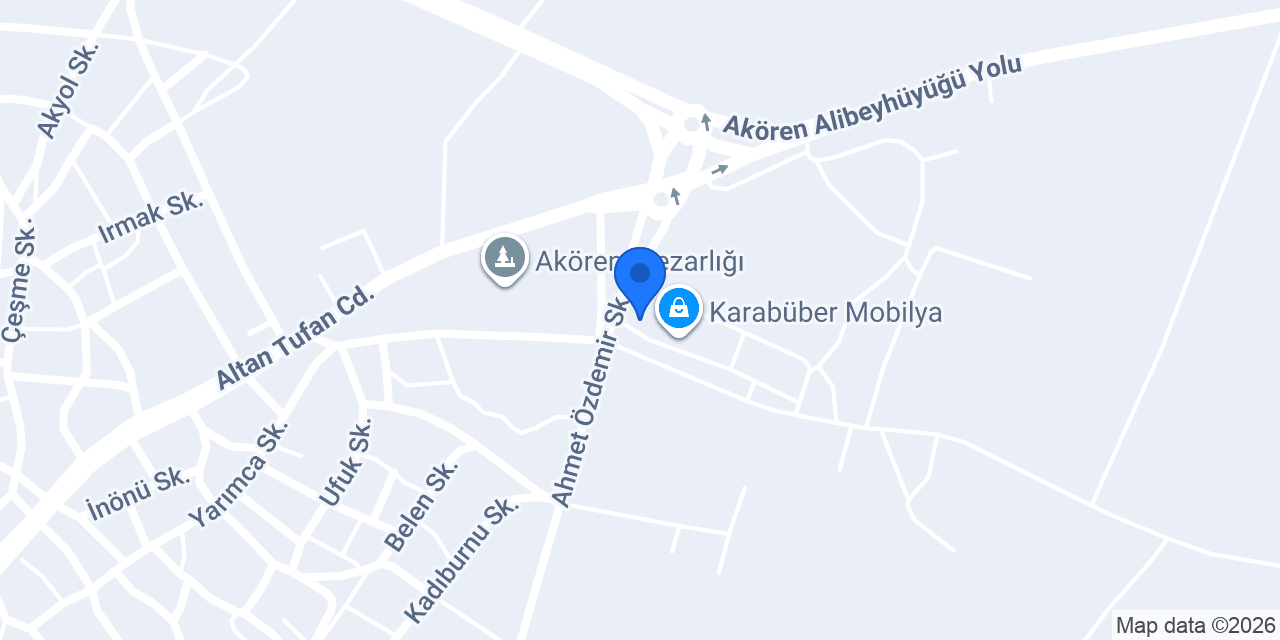 Özcan Oto Elektrik konumu