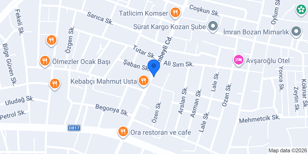 Tekno Kozan konumu