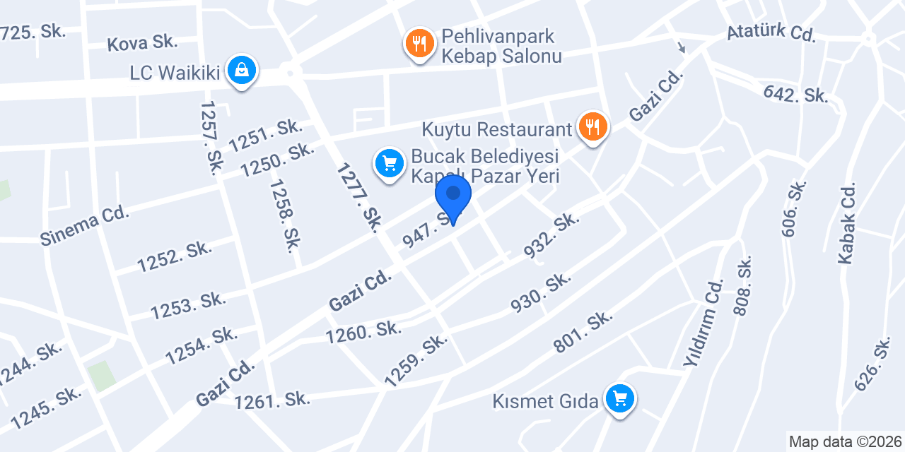 TALAY YAPI NG KÜTAHYA SERAMİK konumu