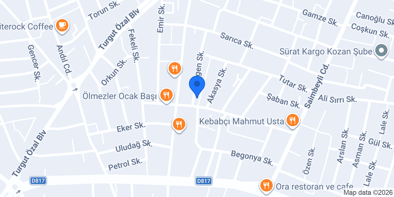 Kozan Fm Reklam konumu
