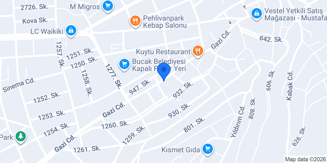BUCAK ELEKTRİK konumu
