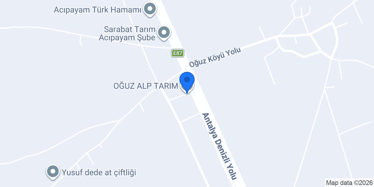 OĞUZ ALP TARIM konumu