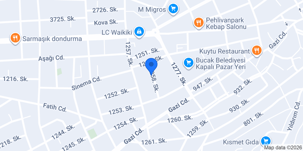 Hanimeli Bayan Kuaförü konumu