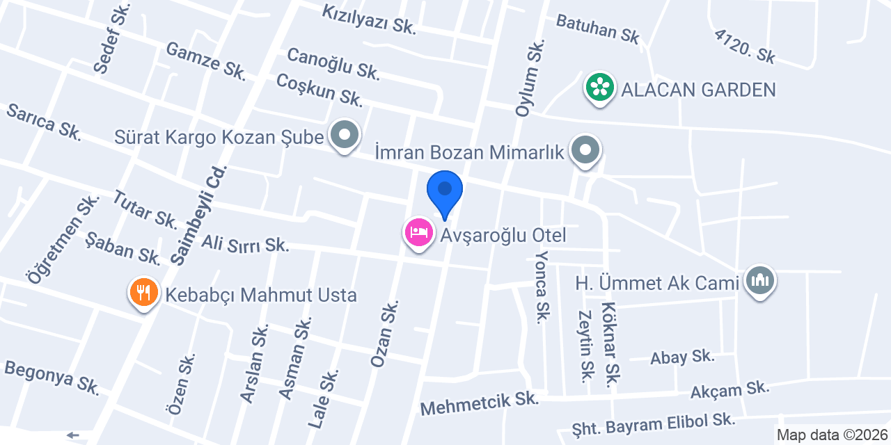 Cücenoğlu Doğalgaz konumu