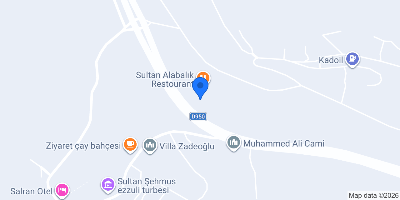 Sidar Alabalık Tesisi konumu