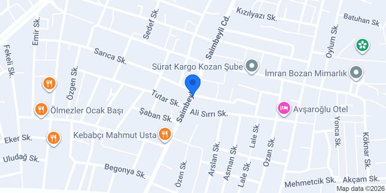 KİNG CHICKEN KOZAN konumu
