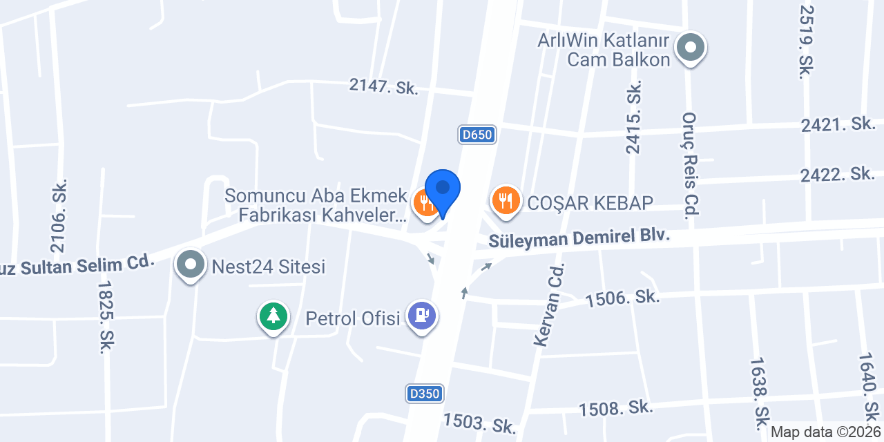 Lastikçi Şirin Baba konumu
