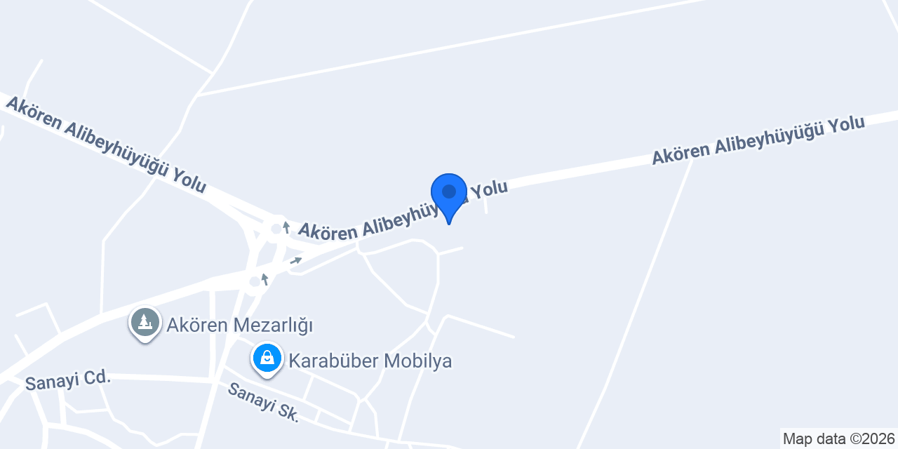 Akören Belediyesi Un Fabrikası konumu