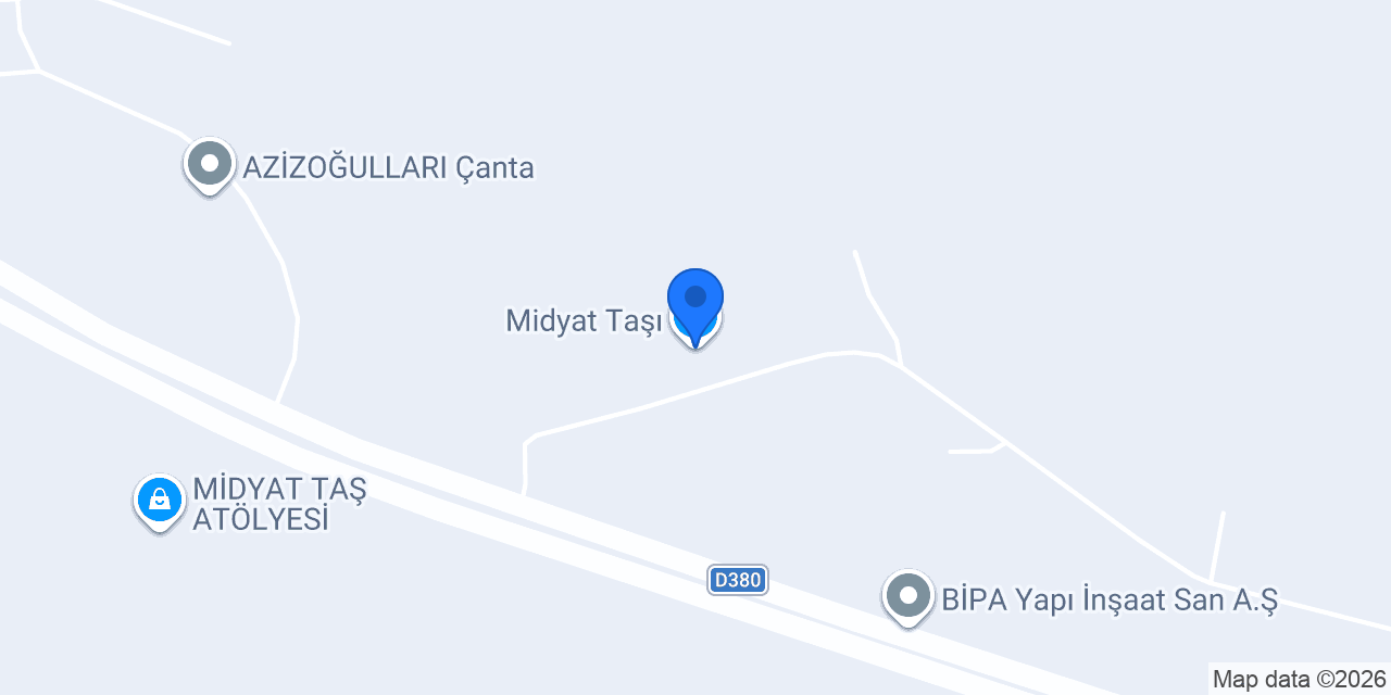 Midyat Taşı konumu