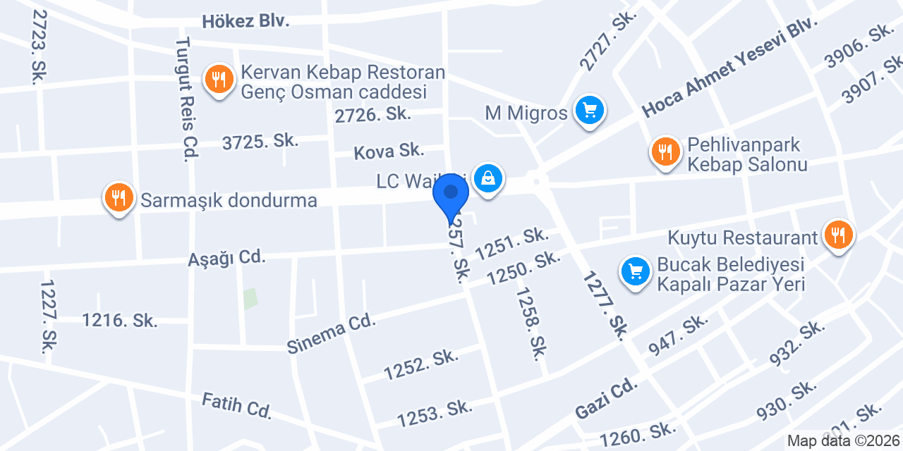 İnşaat Mühendisi ÖMER CAN konumu