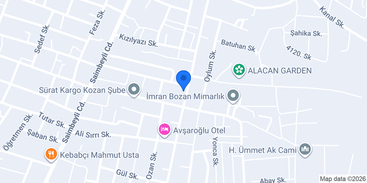 Özdemir Eczanesi konumu