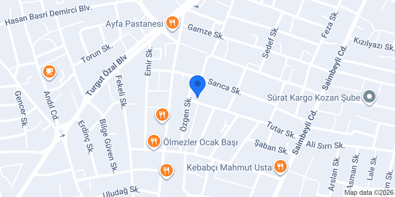 Özgür Aktif Yaşam Kulübü konumu