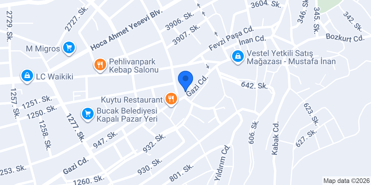 Bilgin Elektronik konumu
