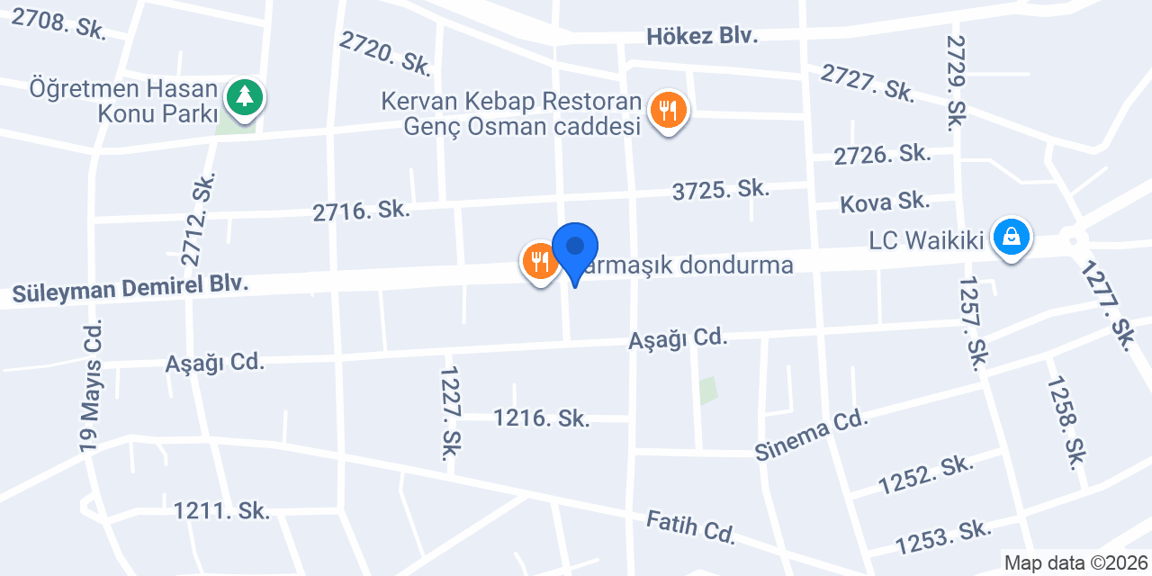Yaman Avukatlık Bürosu konumu