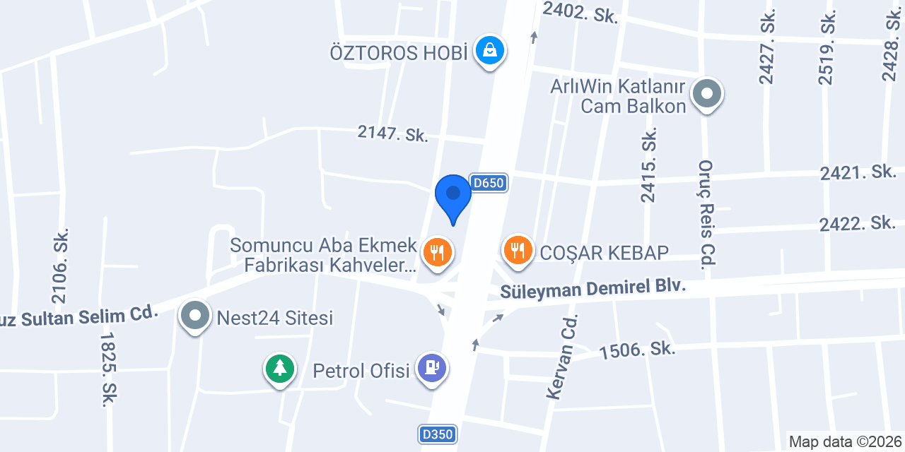 Umut Otomotiv konumu