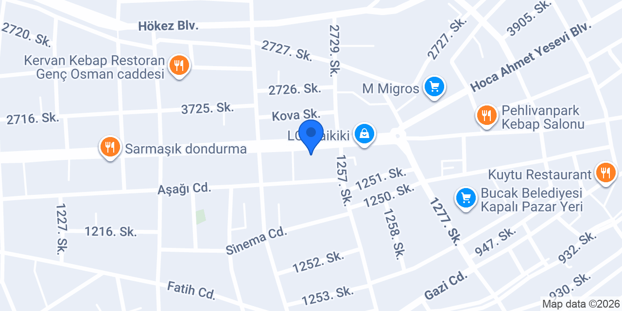 Pınarkaya Eğitim Kurumları konumu
