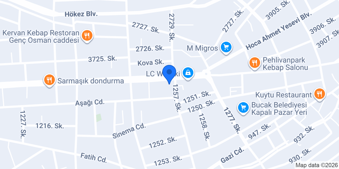 Av.Azizcan Kaplan Hukuki Danışmanlık Bürosu konumu