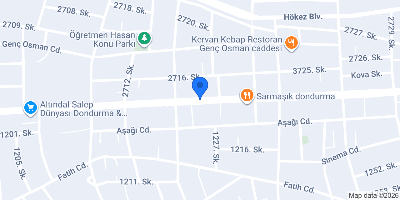 Vıp Otel konumu
