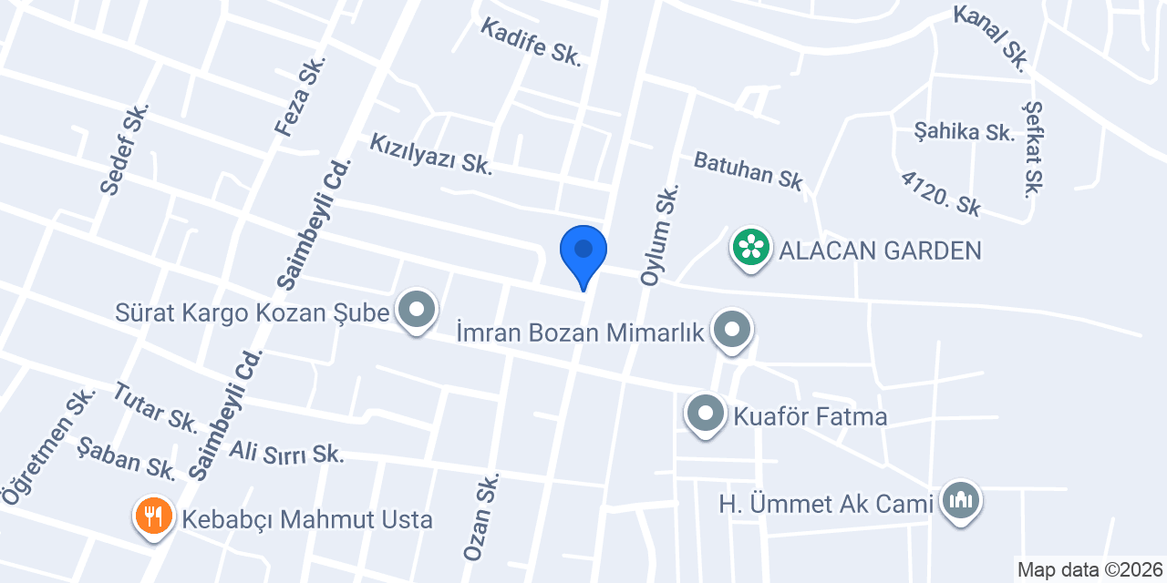 Neslihan BOYRAZ Eczanesi konumu