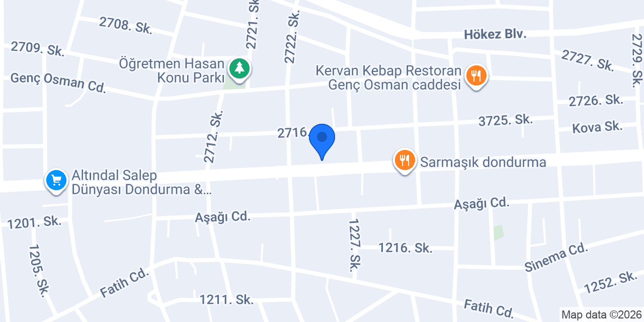 İşbir Yatak Bucak Bayi konumu