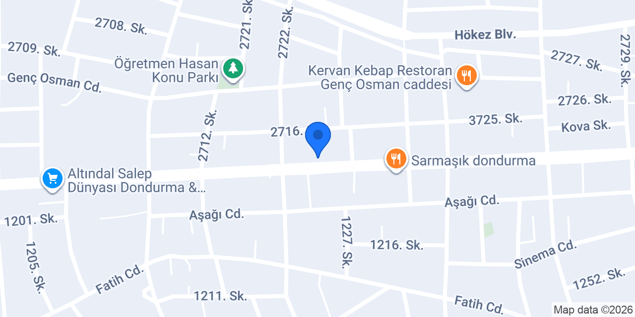 Akın Kırtasiye Bucak konumu