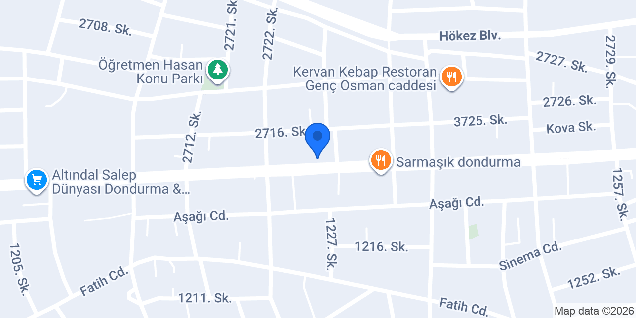 Altınkent Konutları Satış Ofisi konumu