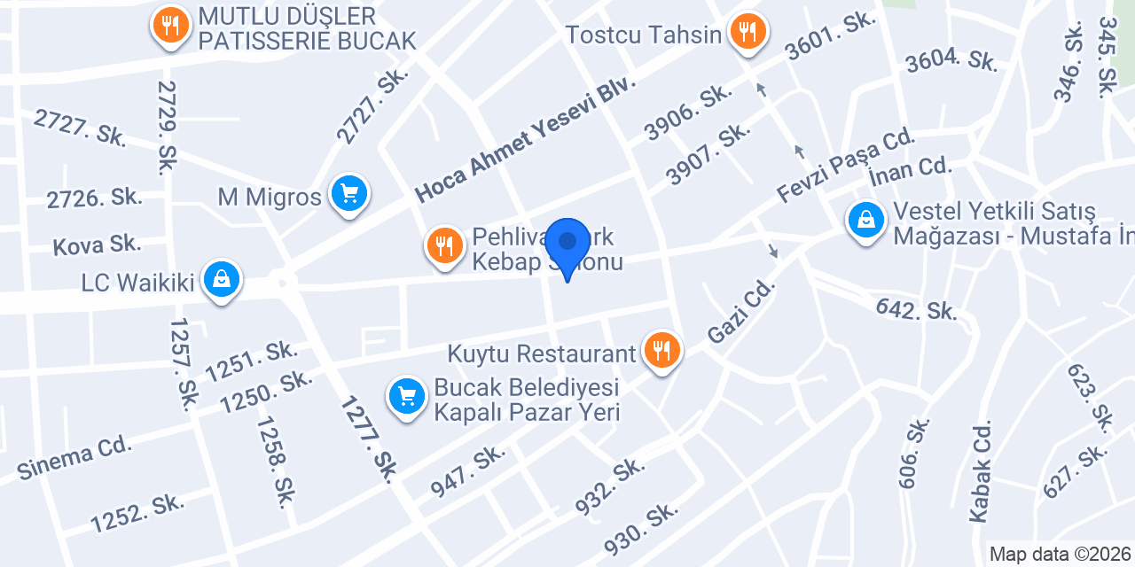 Bucak Dayının Yeri konumu