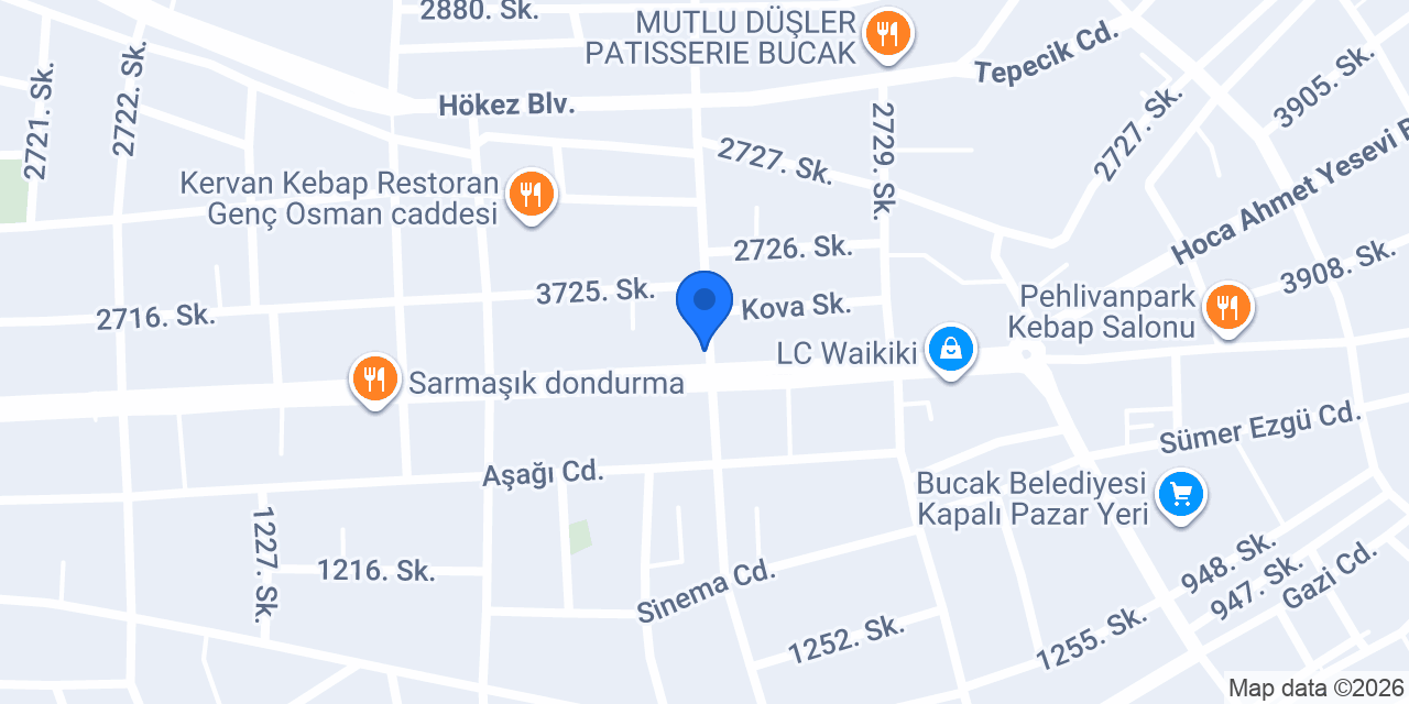 Şeref Yazkan Mimarlık konumu