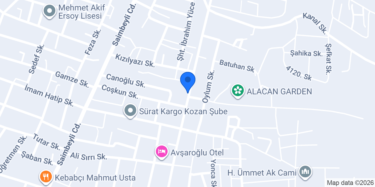 Özcan Eczanesi konumu
