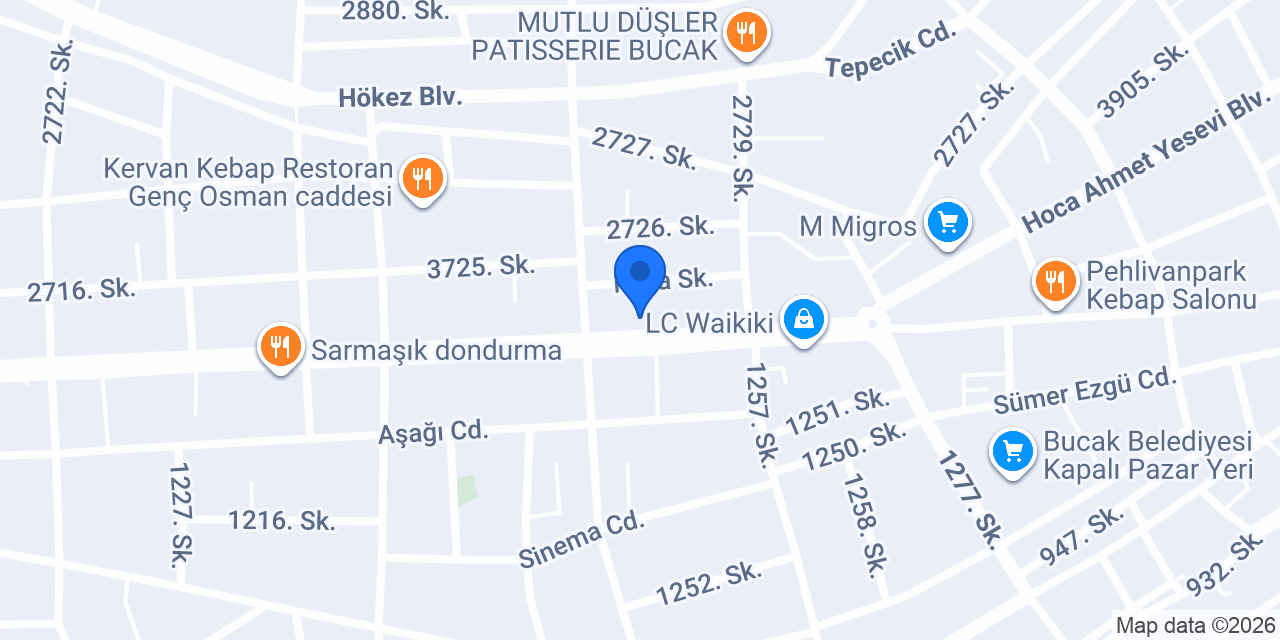 İlçe Milli Eğitim Müdürlüğü konumu