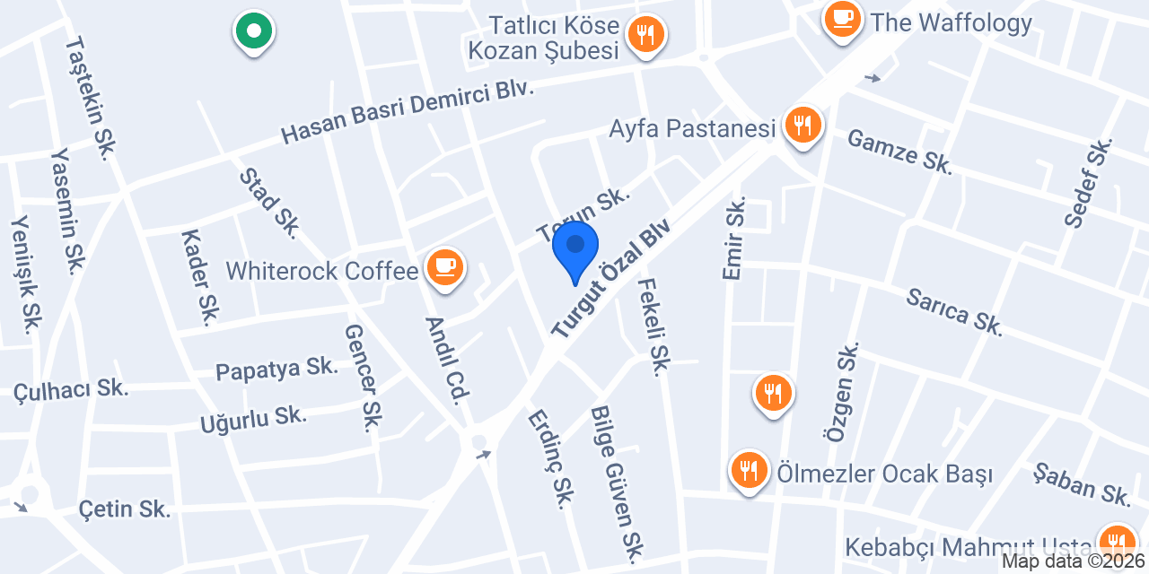 Kozan Diyetisyen Aleyna Çabuk konumu