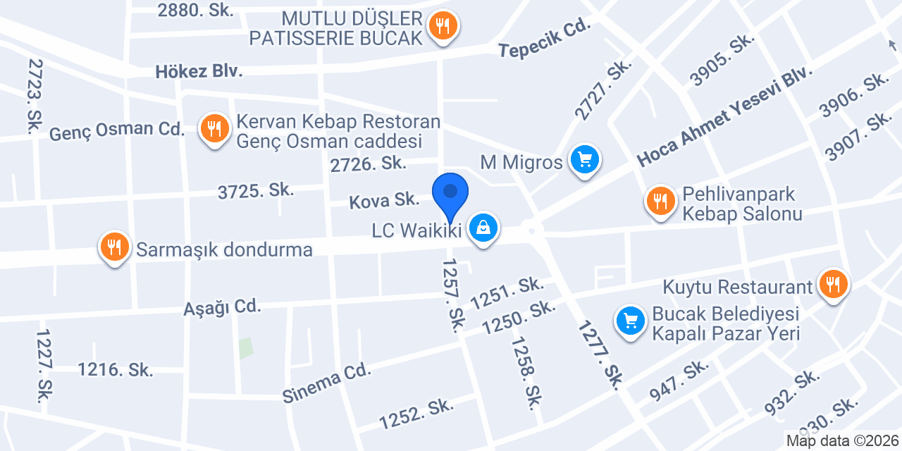 Uçar Hukuk Bürosu konumu