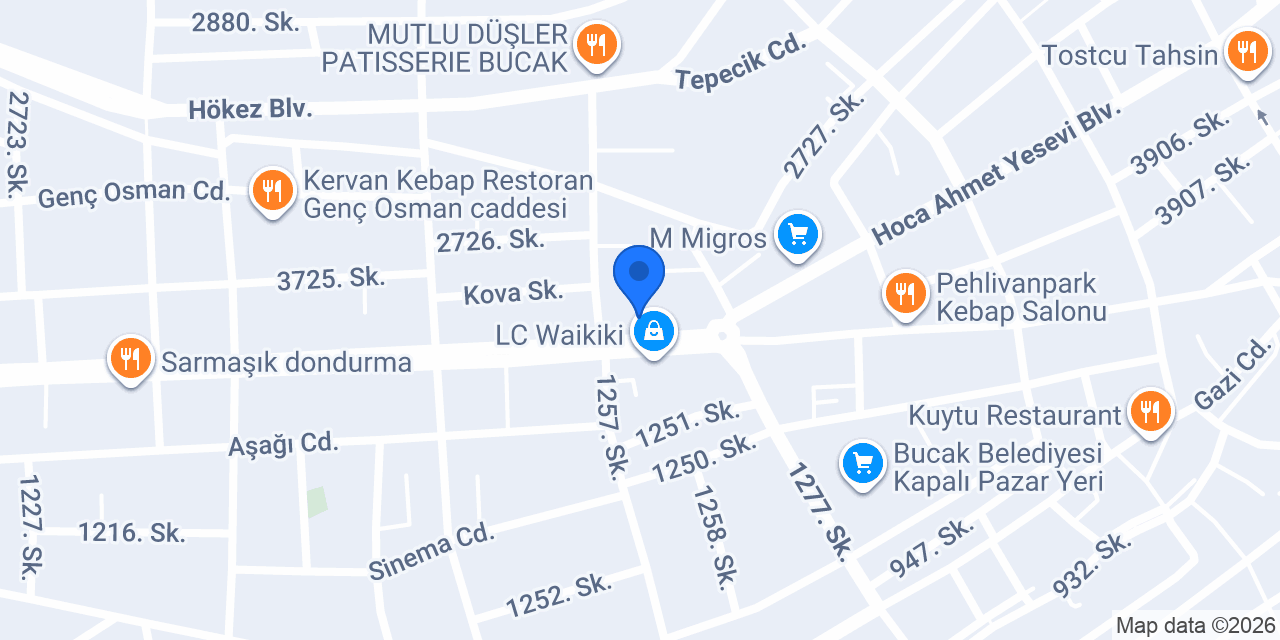 Baştaş Planlama - Şehir Plancısı konumu
