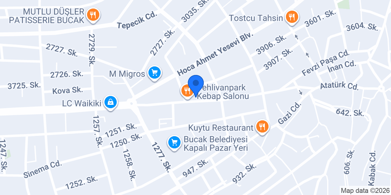 Ceren Optik konumu