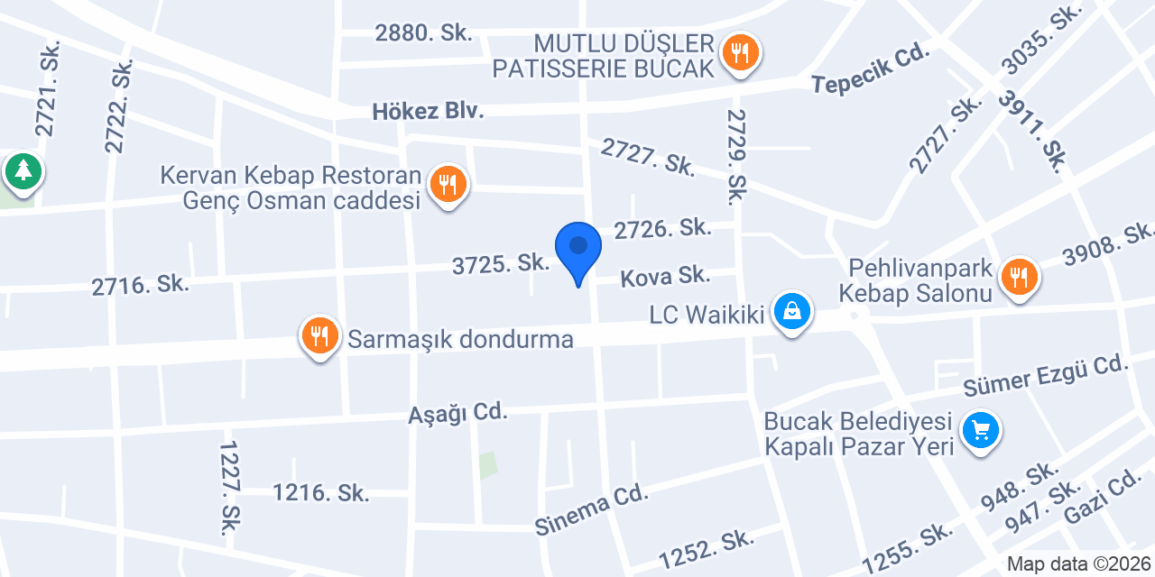 Yıldırım Sigorta - Allianz Yetkili Acentesi - Burdur konumu