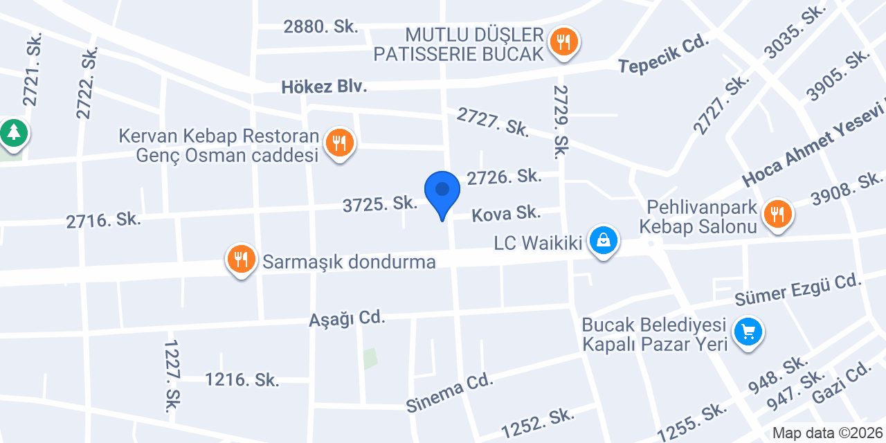 RAHİMCAN ONURLU - BUCAK konumu