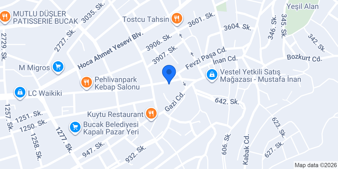 Dilek Kuyumculuk konumu