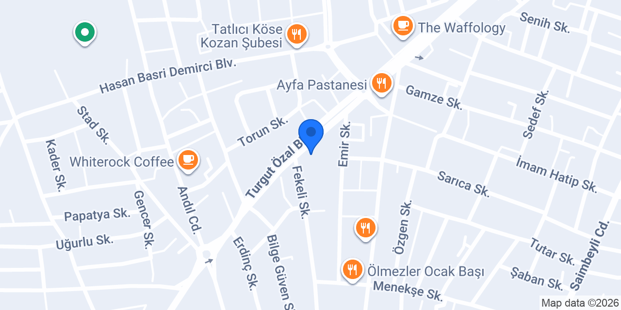 Banne Oyuncak Kozan Şubesi konumu