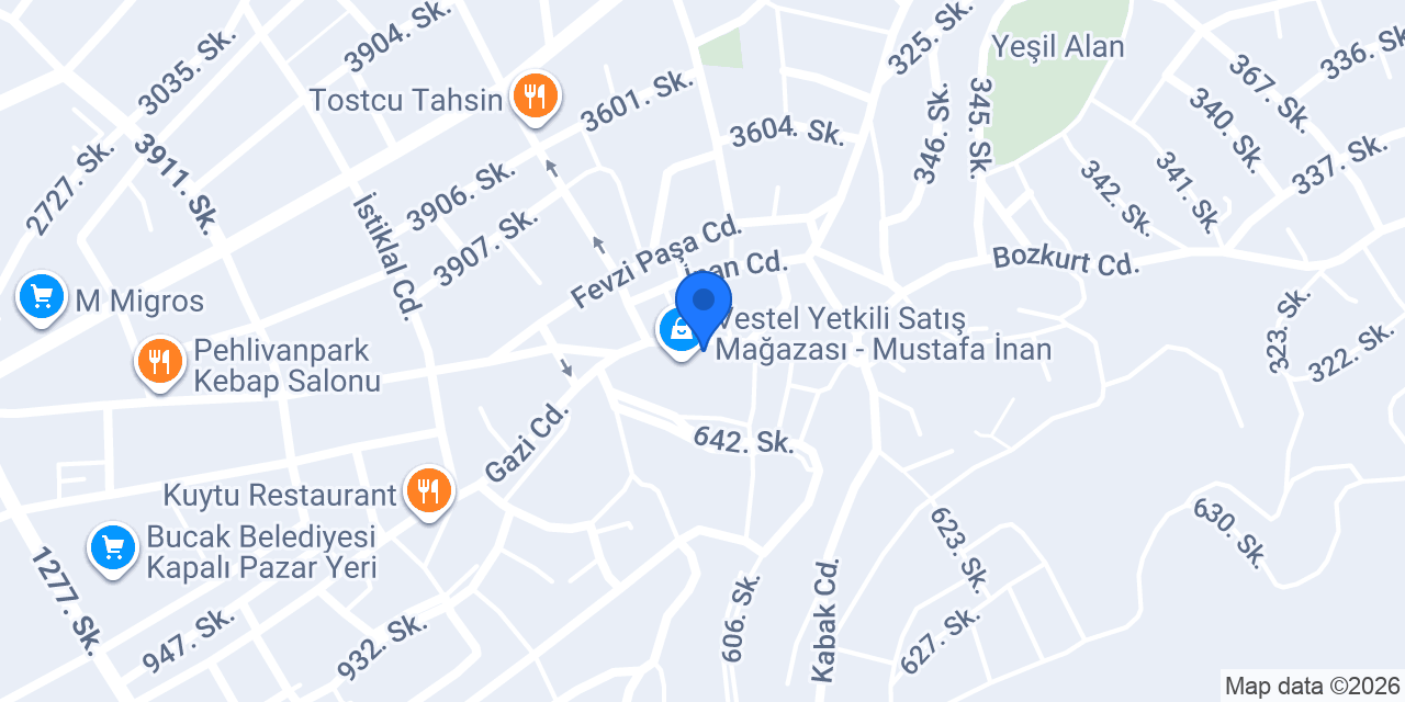 Evim Apartları konumu