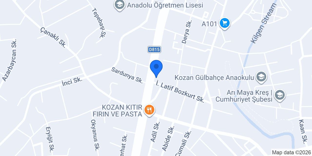 Diş Hekimi Hatice Kılınç konumu