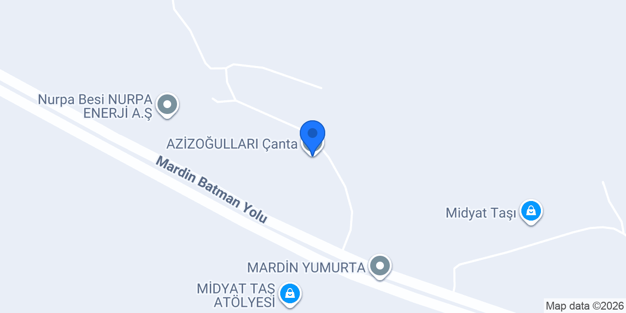 AZİZOĞULLARI Çanta konumu