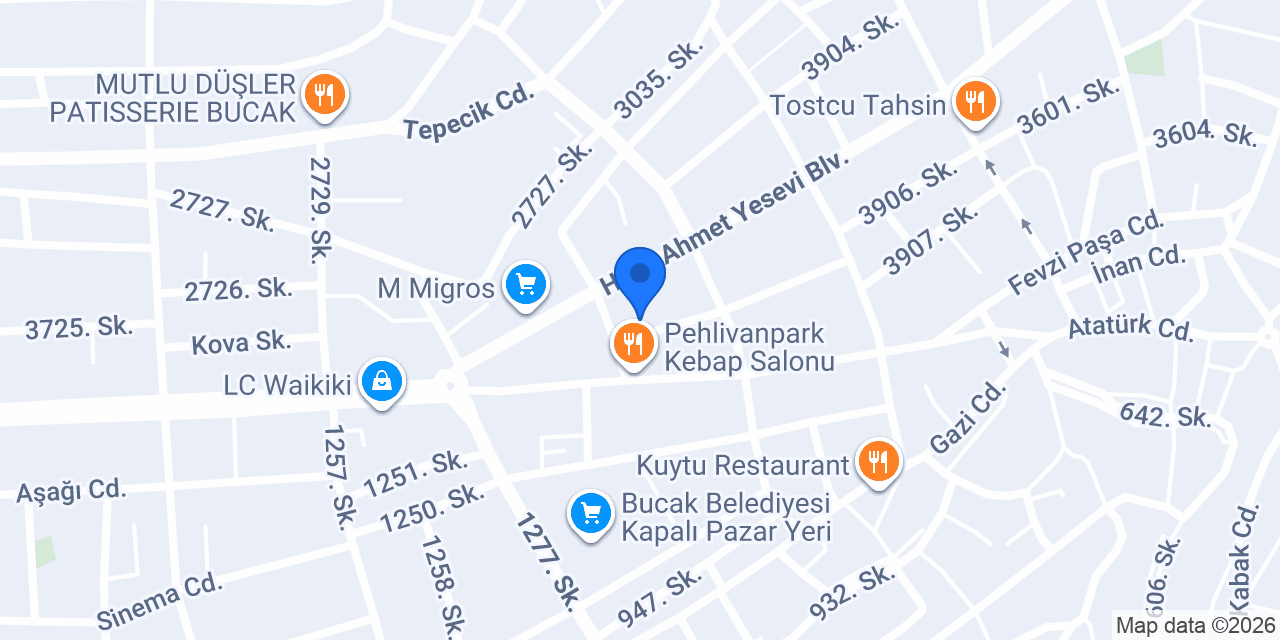 Paksan kuru temizleme konumu