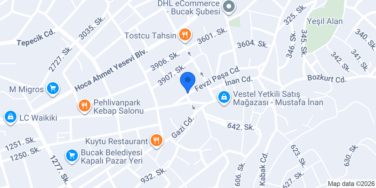 Çağatay İnternet Kafe konumu