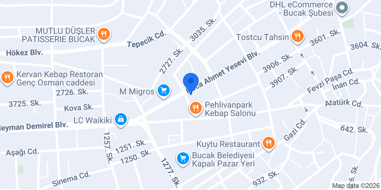 GÜNEŞ OPTİK konumu