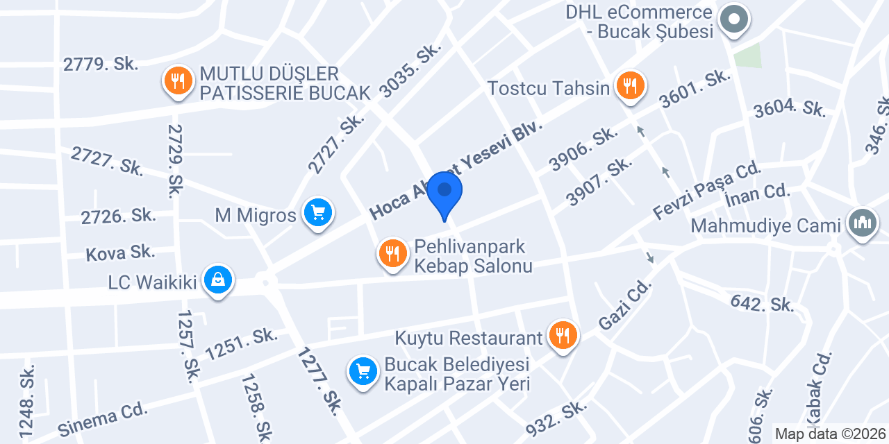 Zümrüt Giyim konumu