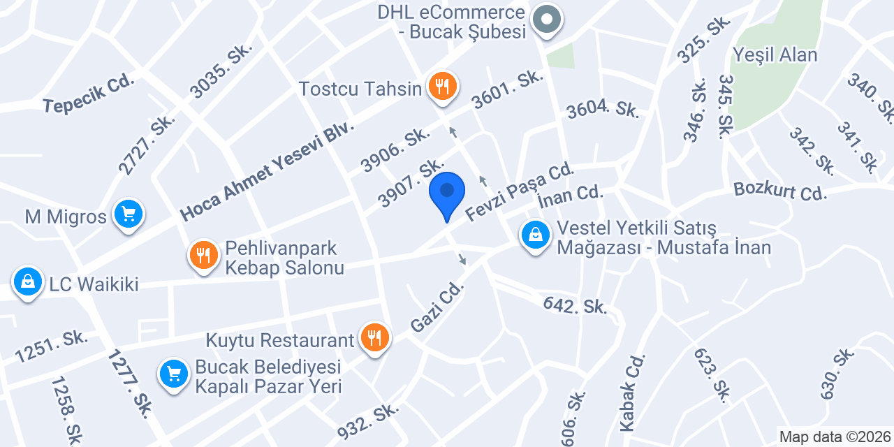 ENES İLETİŞİM konumu