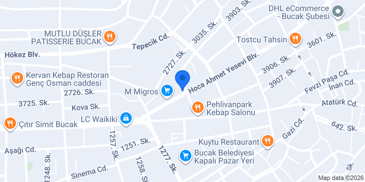 Bucak İsabet SRC konumu