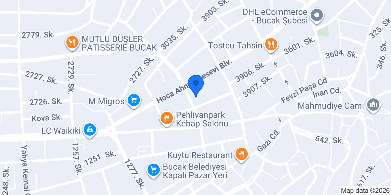 BETÜŞ BEBE konumu
